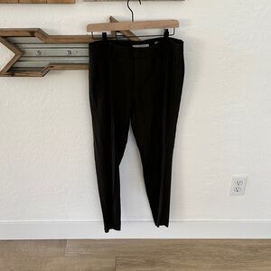 Vince dark Army Green cropped dress slacks